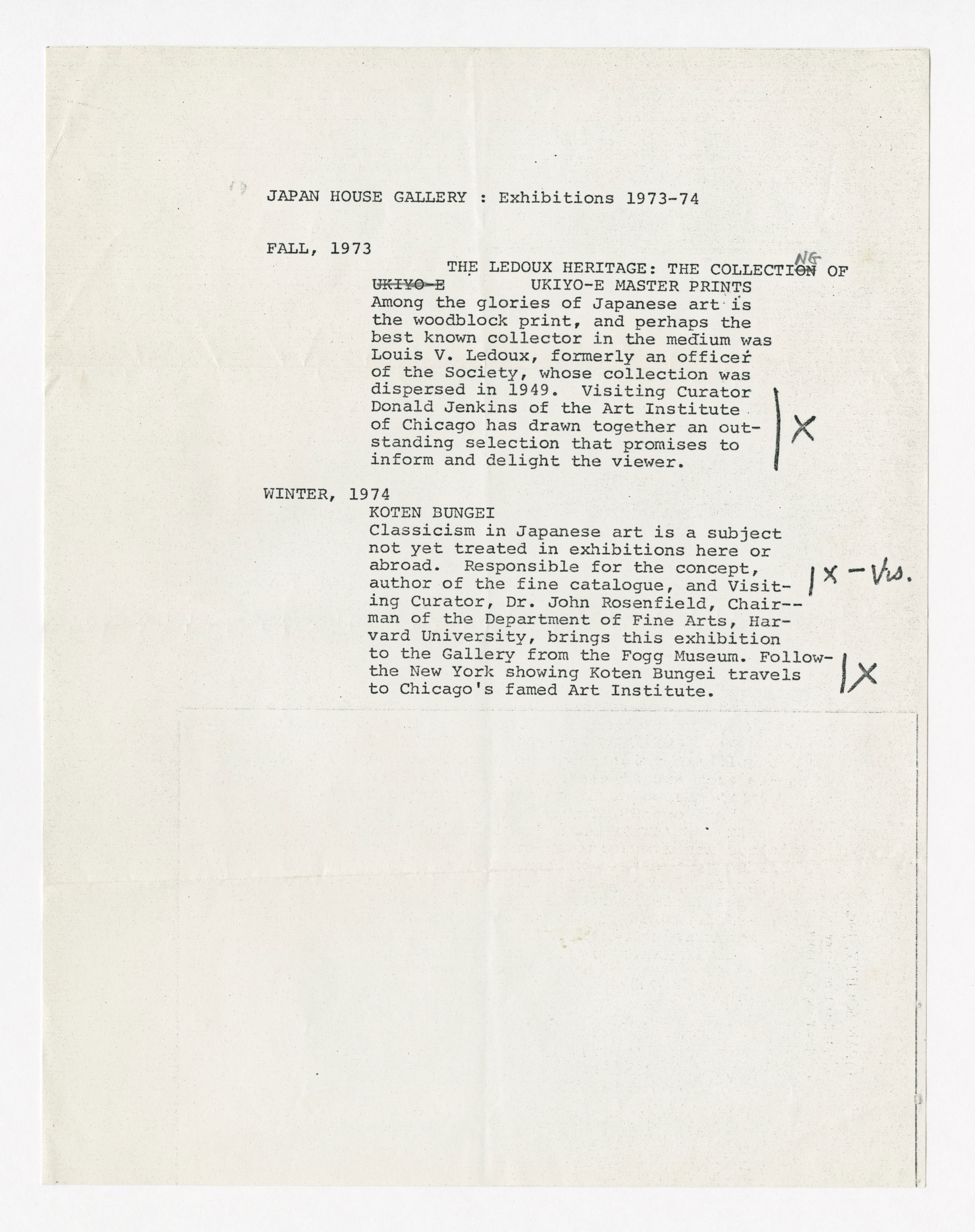 手紙, May 1. 1973., 1973.5.1