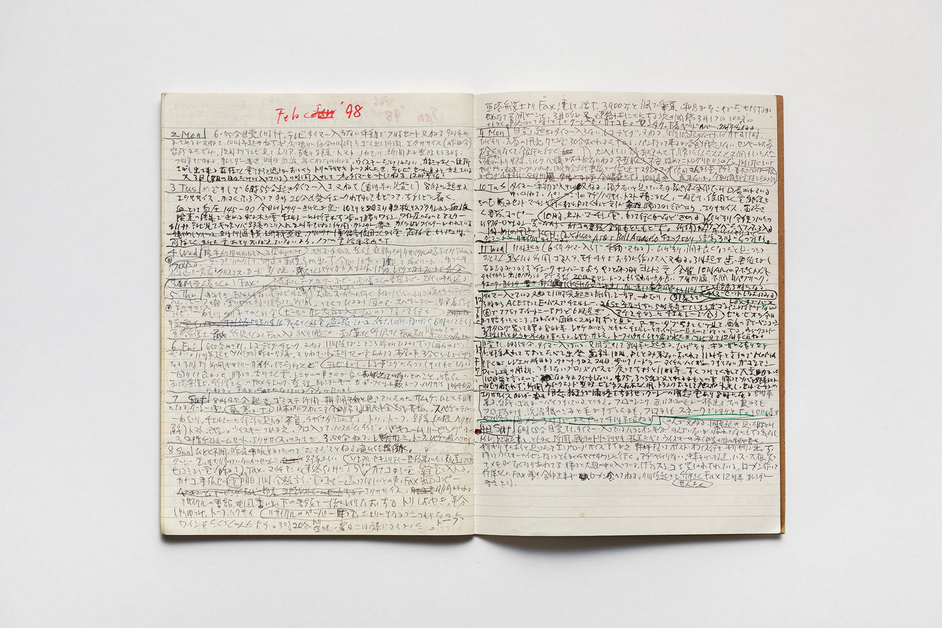 日記, 1998.1.5–1999.12.12