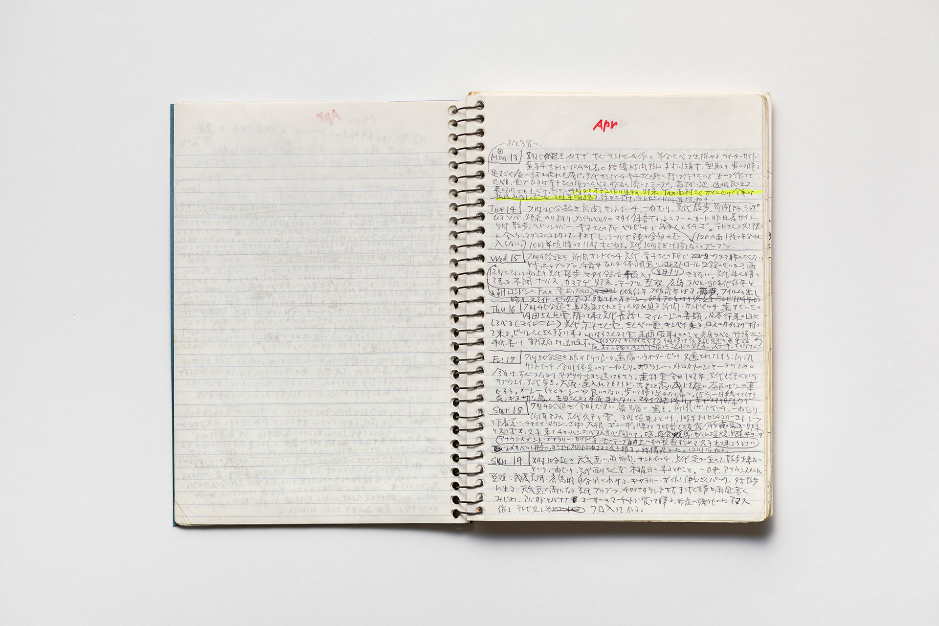 日記, 1998.1.5–1999.12.12