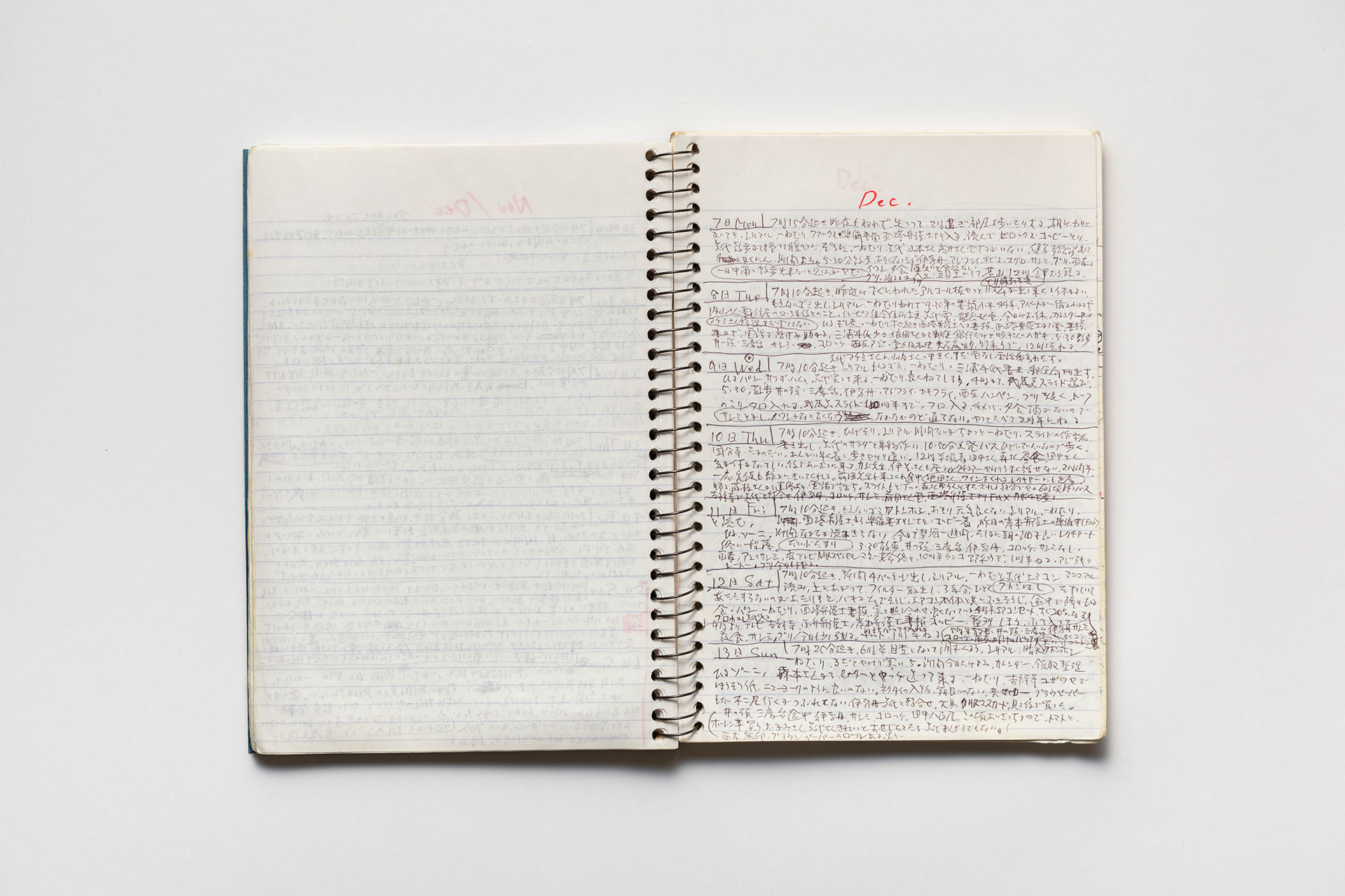 日記, 1998.1.5–1999.12.12