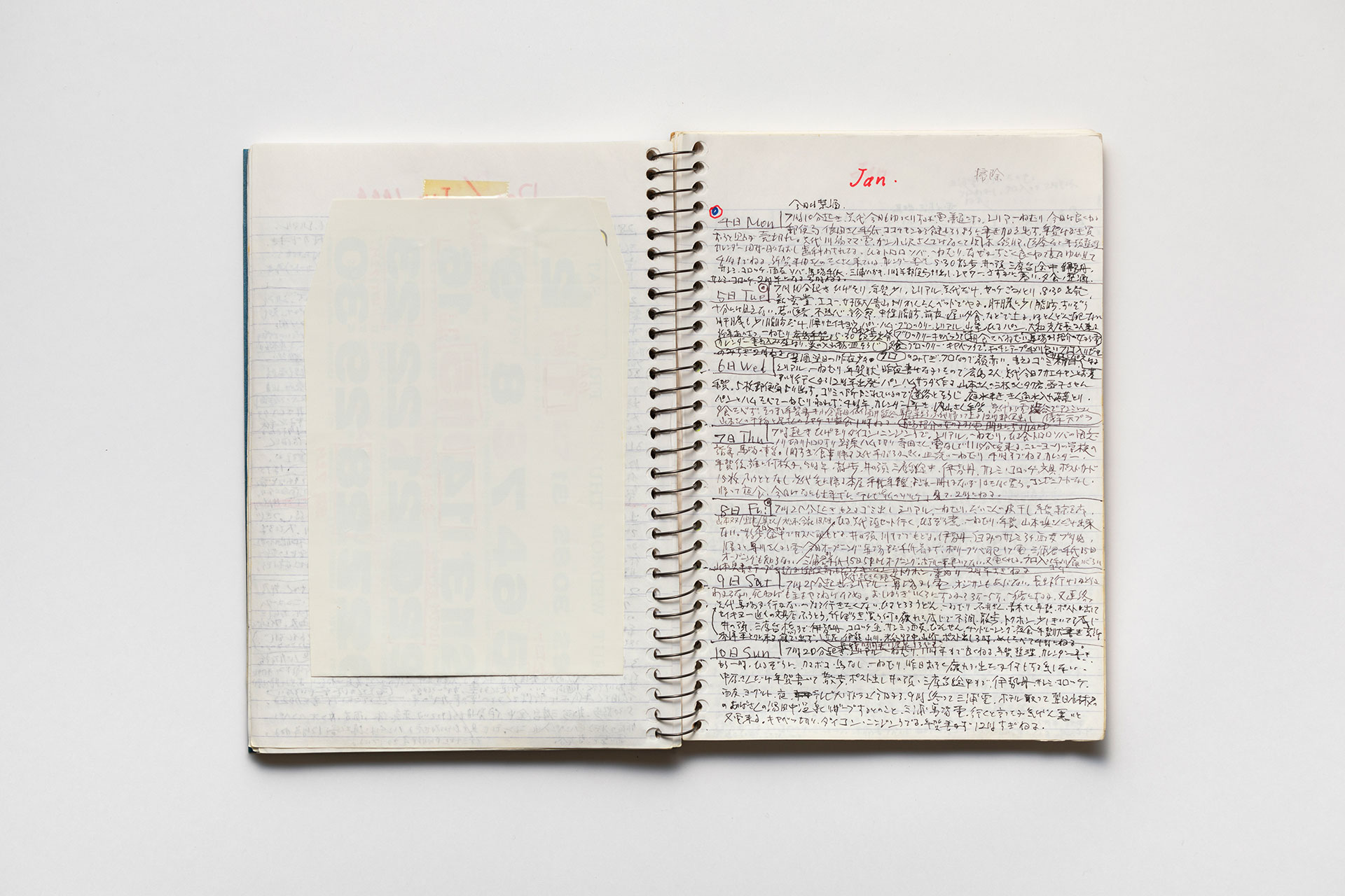 日記, 1998.1.5–1999.12.12