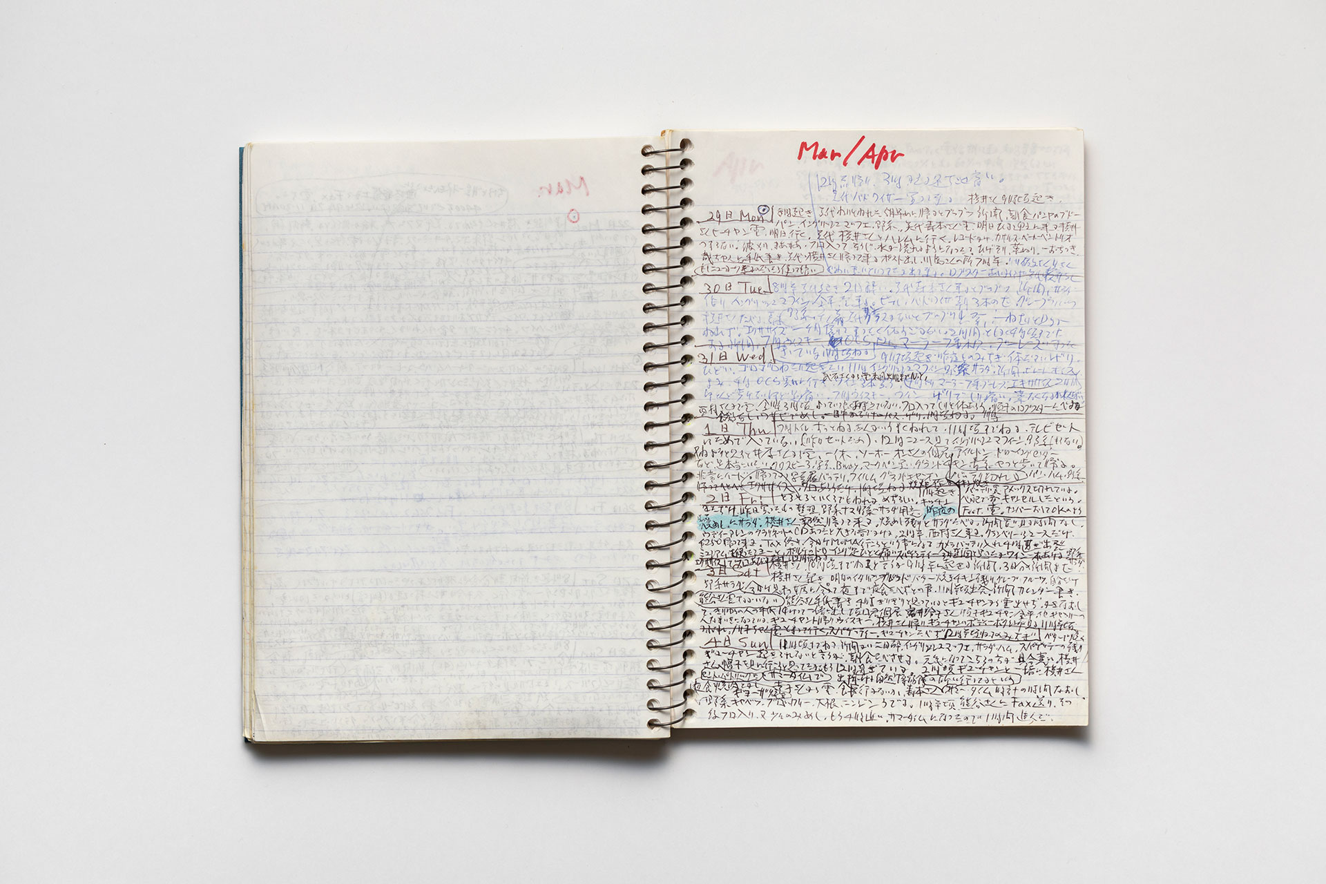 日記, 1998.1.5–1999.12.12