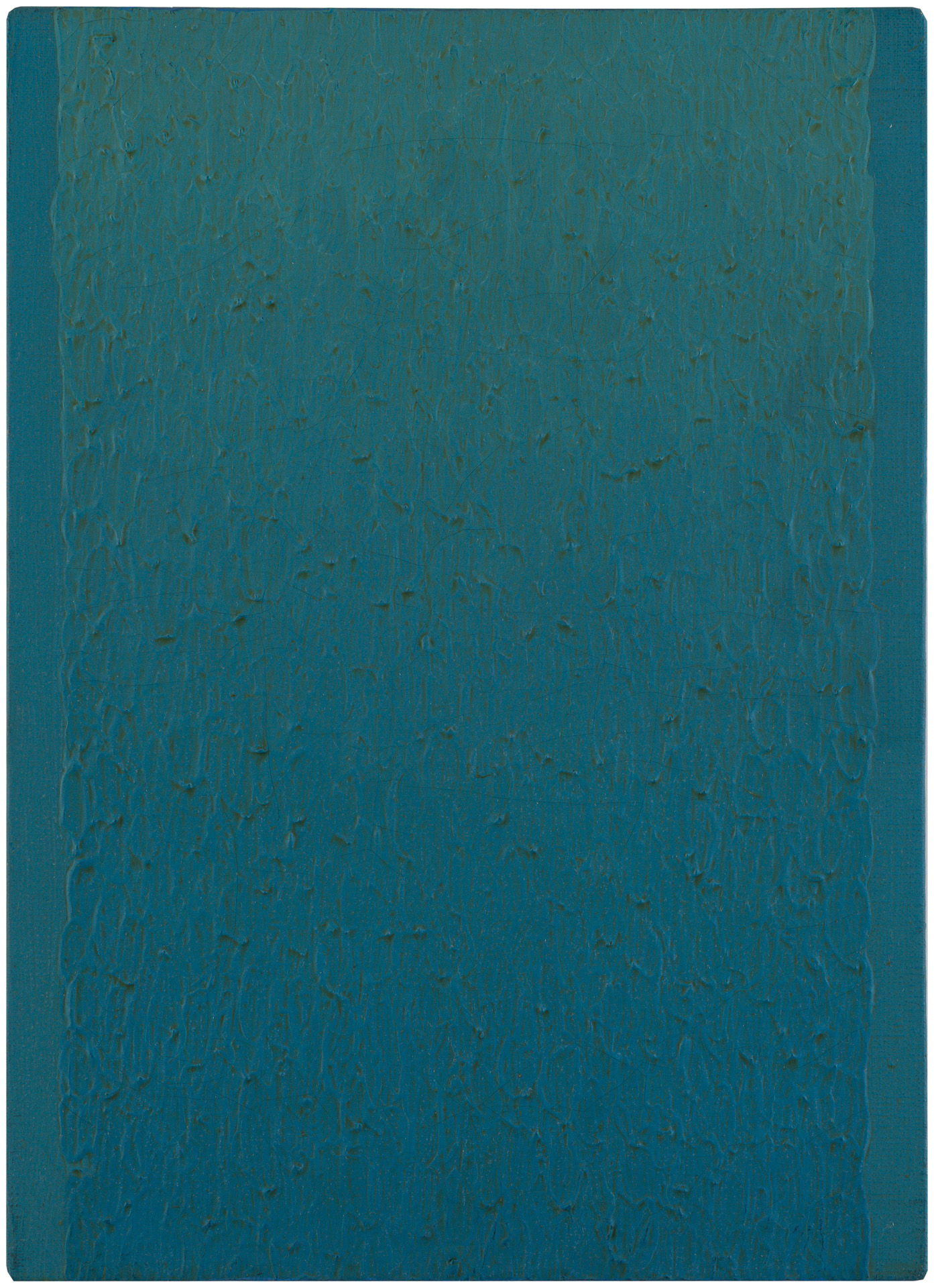 近藤竜男〈Blue Painting No5〉, 33.0×24.5, 1974