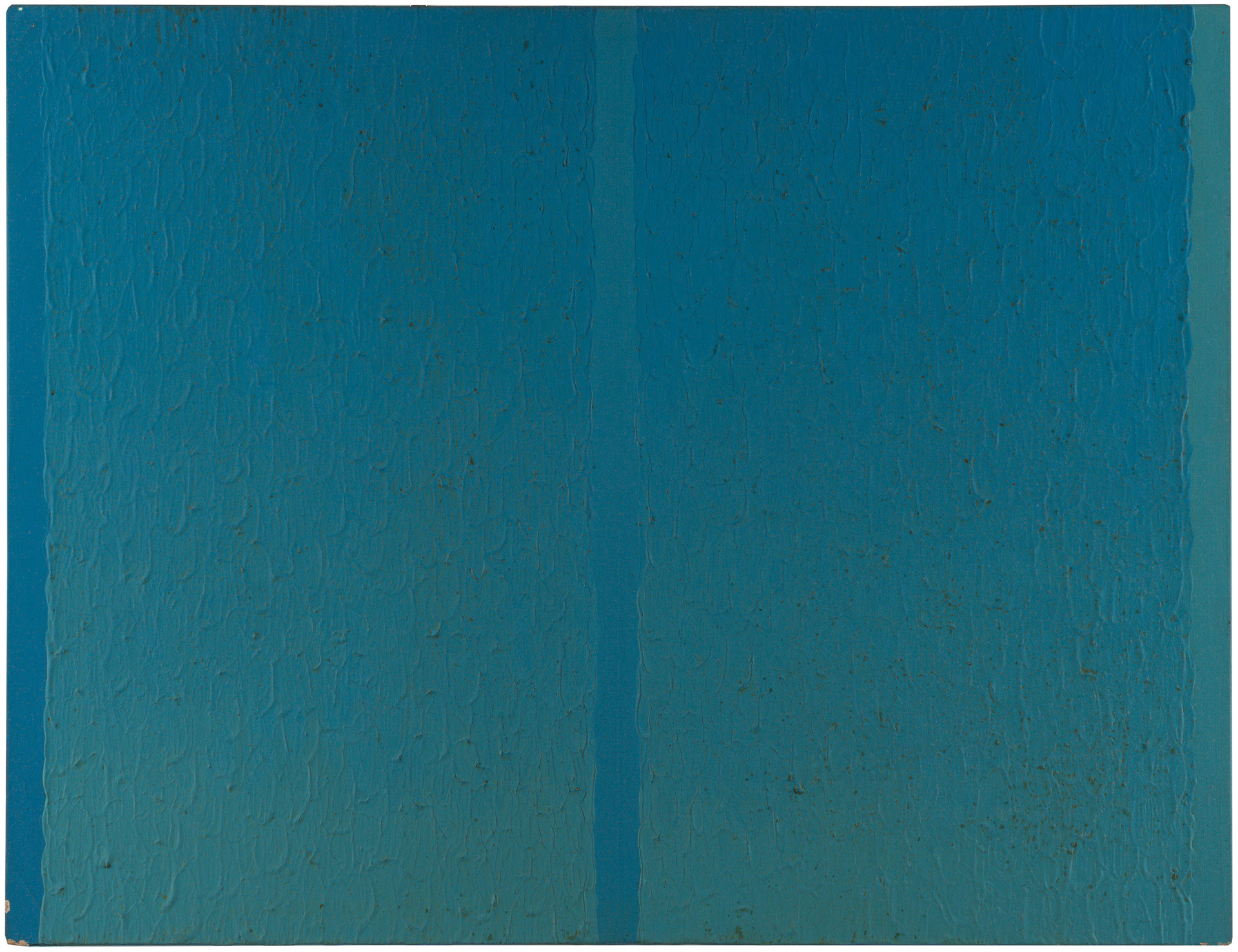 近藤竜男〈Blue Painting No.6〉, 50.0×65.0, 1973