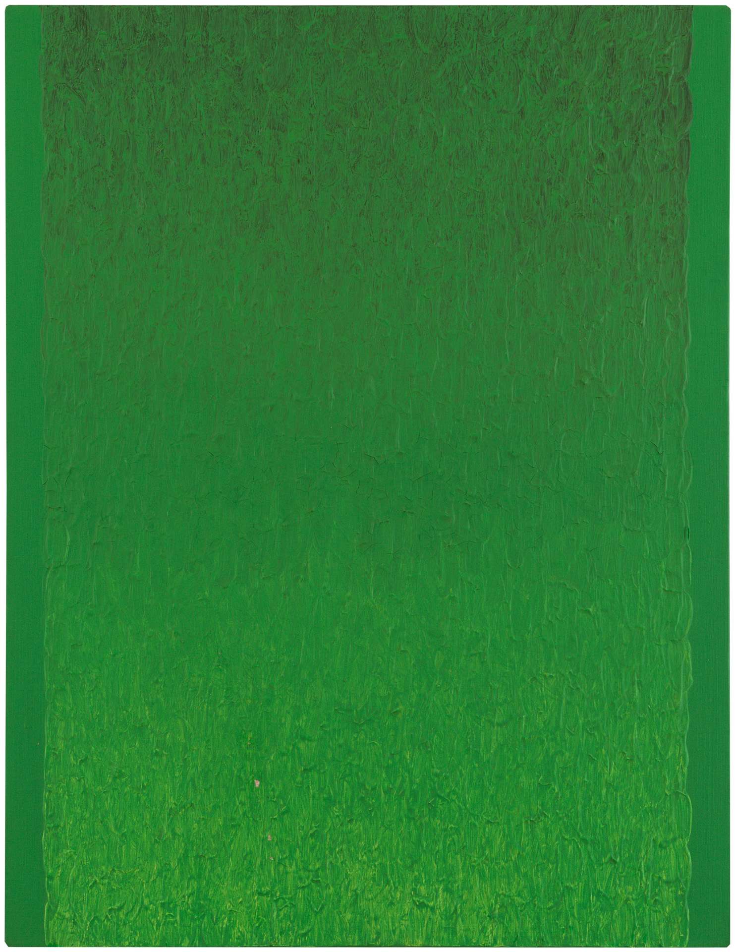 近藤竜男〈Green Painting No.6〉, 53.0×41.0, 1974