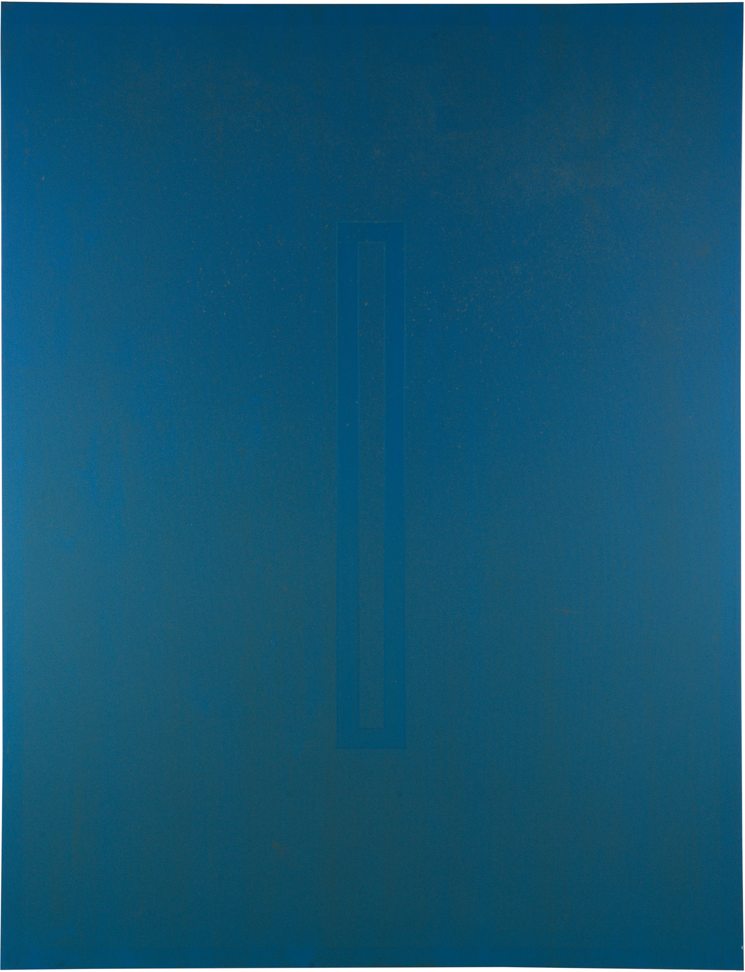 近藤竜男〈Blue 69-3〉, アクリル・カンヴァス, 168.4×129.1, 1969