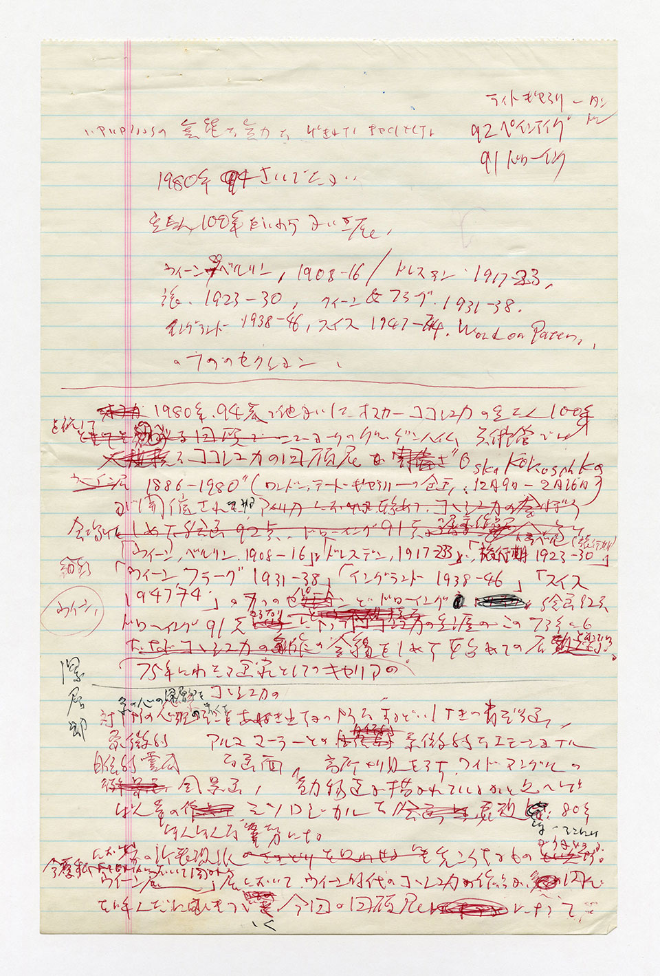 寄稿文, 芸術新潮 ワールド・スナップ欄 1987年2月号