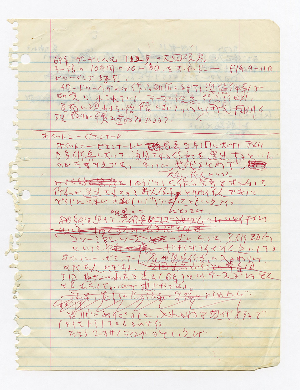 寄稿文, 芸術新潮 ワールド・スナップ欄 1987年7月号