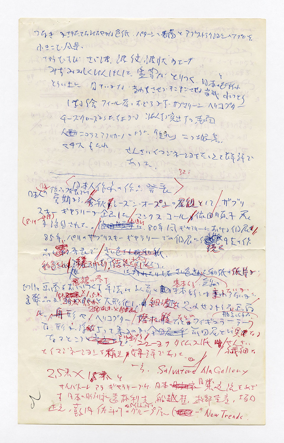 寄稿文, 芸術新潮 ワールド・スナップ欄 1987年11月号