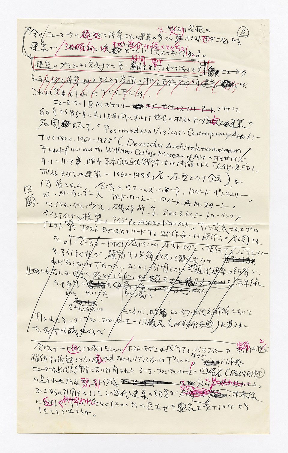 寄稿文, 芸術新潮 ワールド・スナップ欄 1987年12月号