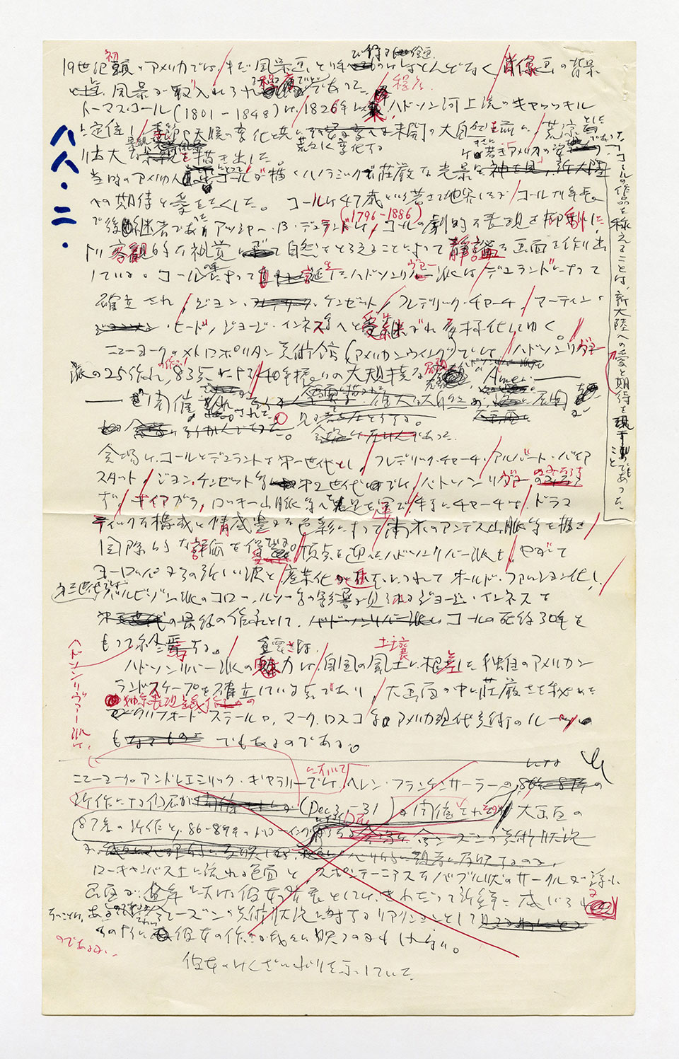 寄稿文, 芸術新潮 ワールド・スナップ欄 1988年2月号