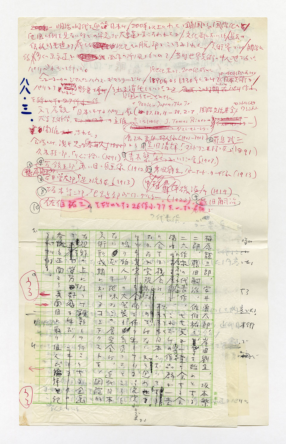 寄稿文, 芸術新潮 ワールド・スナップ欄 1988年3月号