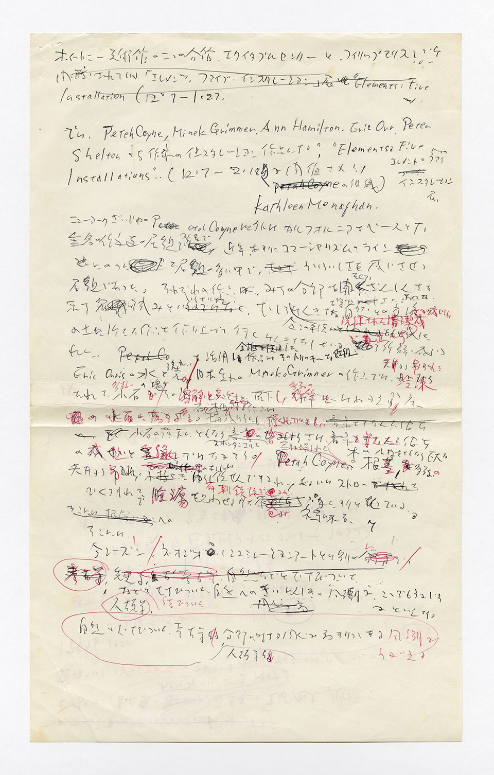 寄稿文, 芸術新潮 ワールド・スナップ欄 1988年3月号