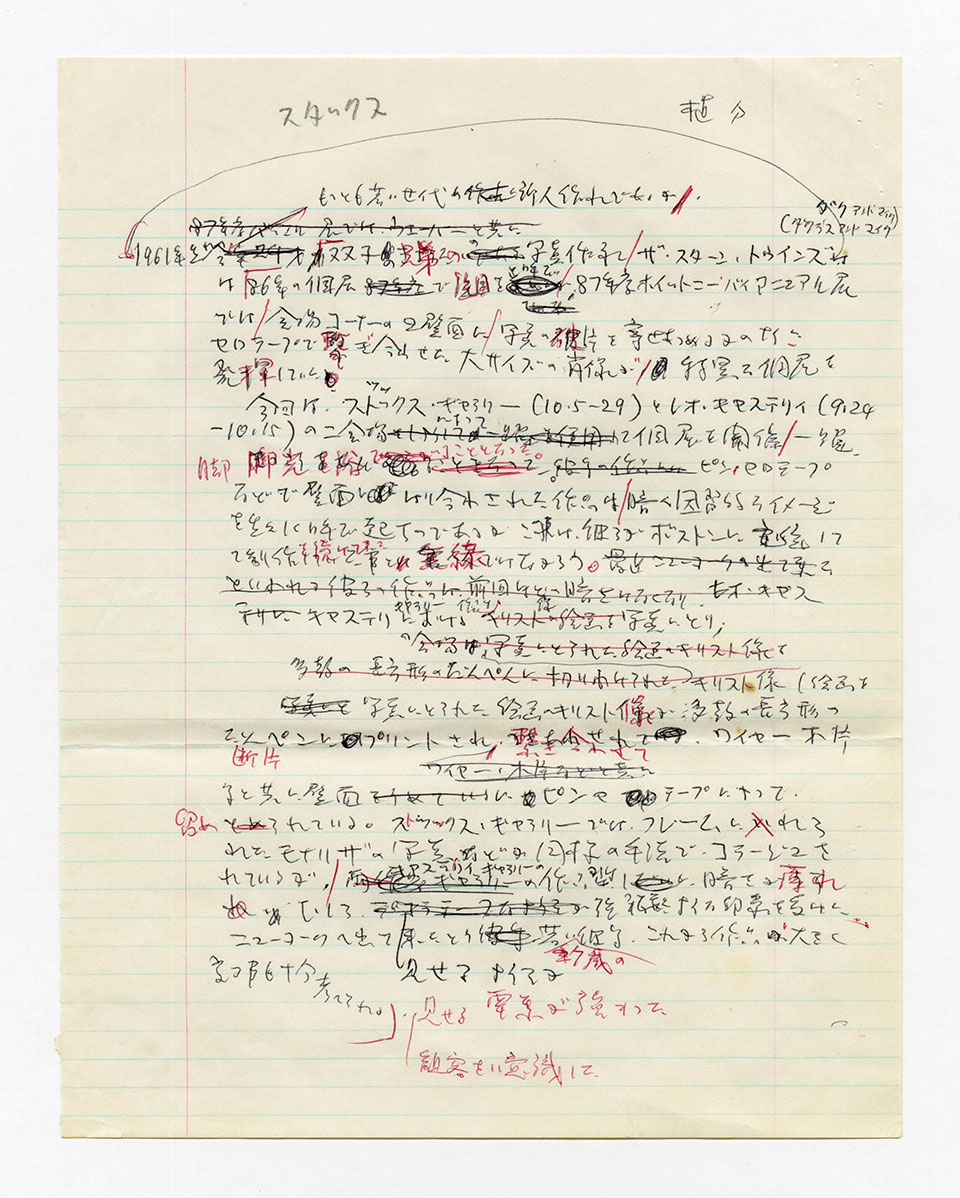 寄稿文, 芸術新潮 ワールド・スナップ欄 1988年12月号