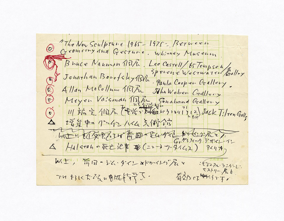 寄稿文, 芸術新潮 ワールド・スナップ欄 1990年5月号