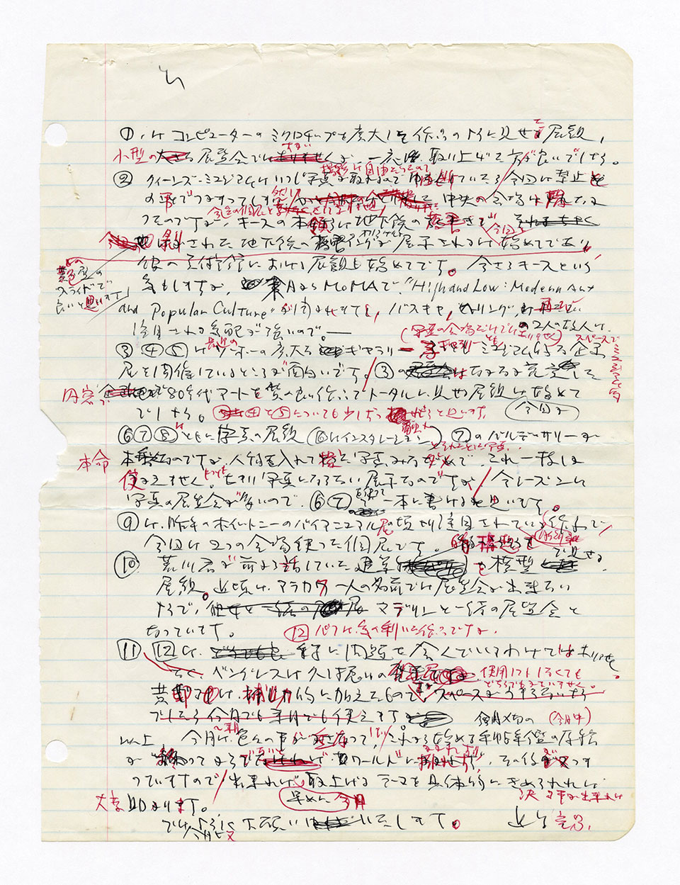 寄稿文, 芸術新潮 ワールド・スナップ欄 1990年11月号