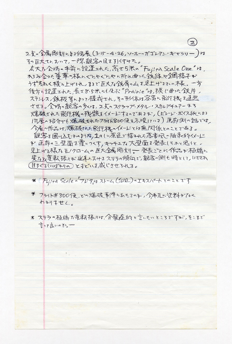 寄稿文, 芸術新潮 ワールド・スナップ欄 1997年6月号
