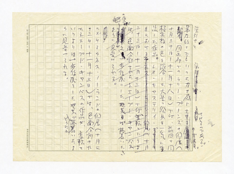 寄稿文, 美術手帖　ART FOCUS　1977年1月号