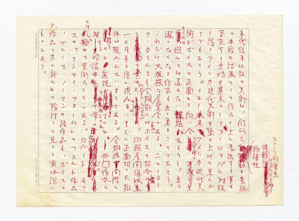 寄稿文, 美術手帖　ART FOCUS　1980年2月号