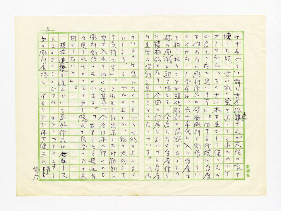 寄稿文, 芸術新潮　ART NEWS　1980年5月号